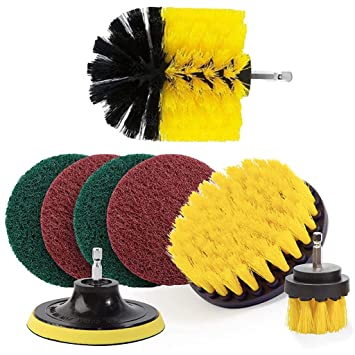 Power Drill Scrubber Brush Set 8Pcs