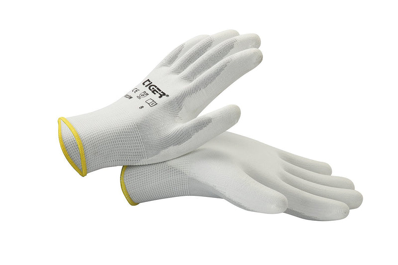 P213W Tiger PU Coated Hand Gloves