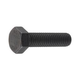 M18 Black Oxide Hex Head Screws Partly Threaded Pack of 10
