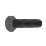 M22 Black Oxide Hex Head Screws Partly Threaded Pack of 10
