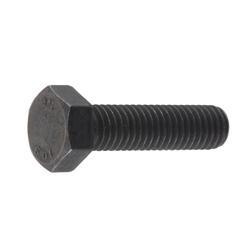 M20 Black Oxide Hex Head Screws Fully Threaded Pack of 10