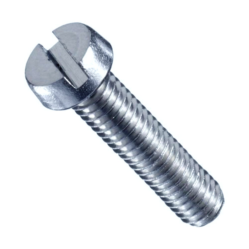 M2.5 Zinc Plated Cheese Head Slotted Screws Pack of 1000