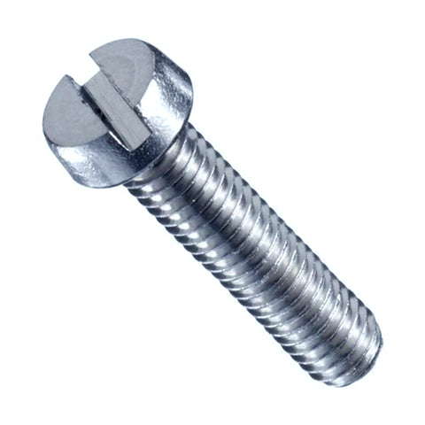 M2 Zinc Plated Cheese Head Slotted Screws Pack of 1000