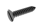 No.10 Black Oxide CSK Slotted Sheet Metal Screw Pack of 1000