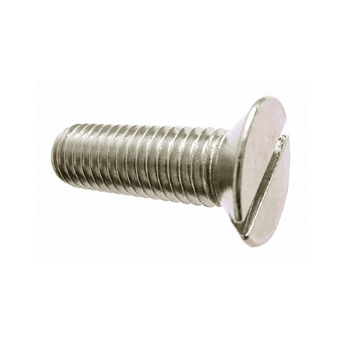 M12 202 Stainless Steel CSK Slotted Screws Pack of 100