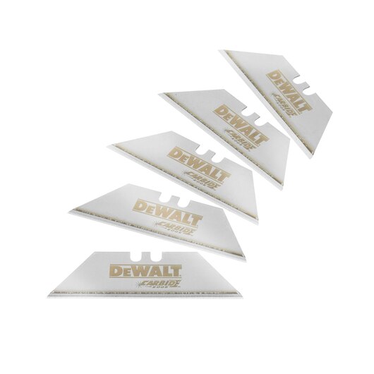 DeWalt DWHT0-11131 Tungsten Carbide Utility Blades (5 Pcs - 1 Tube)