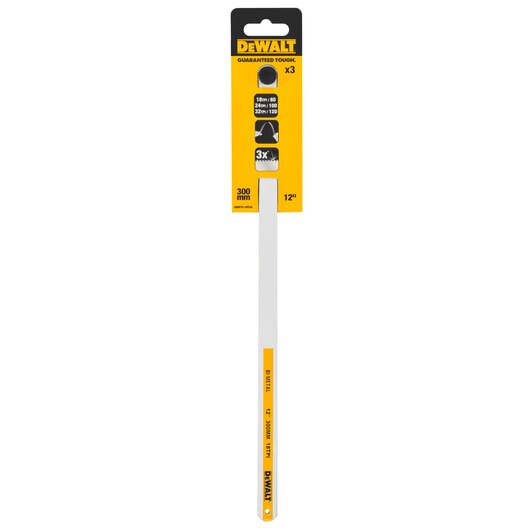 DeWalt DWHT0-20558 Mixed Hacksaw Blades (Set of 3)