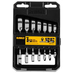 DeWalt DWMT19261-0 Metric Stubby Ratcheting Combination Wrench Set 7Pcs