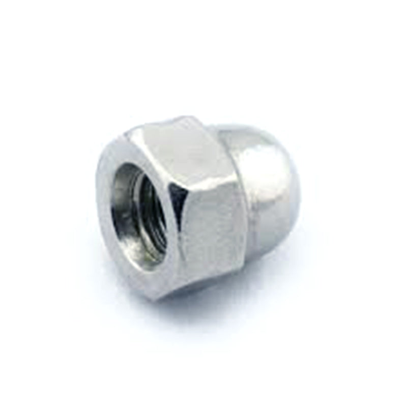 Metric Mild Steel Zinc Plated Dom Nuts Pack of 100