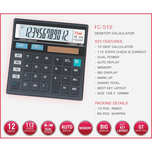 FC-512 Basic Calculator