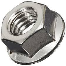 Metric 304 Stainless Steel Flange Nuts (M4 - M12) Pack of 100