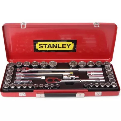 Stanley STMT45505 12DR Pear Head Ratchet Set Metric/Imperial 43pc