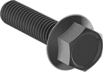 M5 Black Oxide Flanged Bolts Pack of 1000