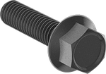 M6 Black Oxide Flanged Bolts Pack of 1000