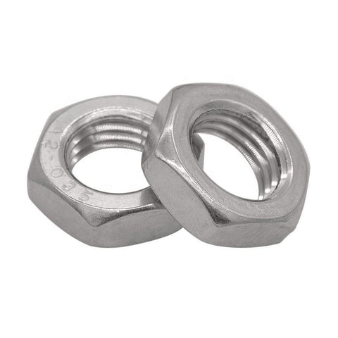 Inch 202 Stainless Steel Lock Nuts (3/16"-5/8") Pack of 100