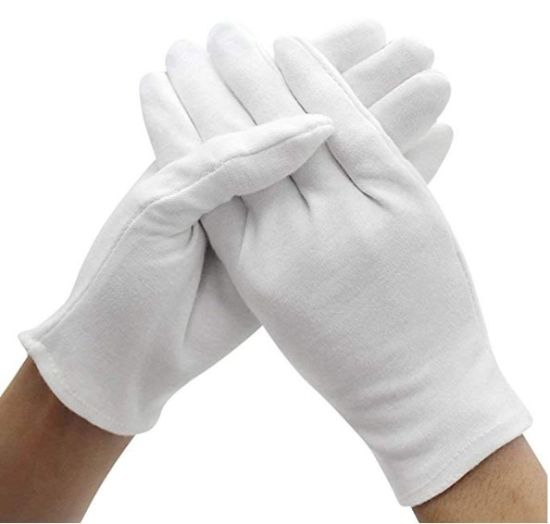546 Gold Finger Leather Export Hand Gloves - Pack of 6 pairs