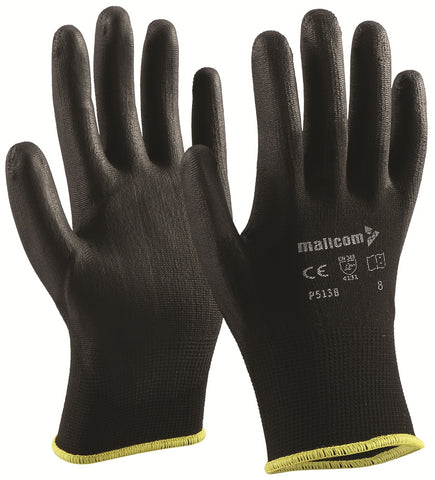 P513B Mallcom PU Coated Hand Gloves