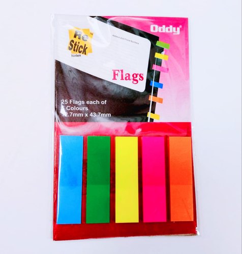 RS-Flags Re-Stick 5 Color Polyester Strip (12.7 x 44.3mm)