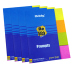 RS-PR4-S Small Re-Stick Paper Prompts in 4 Colors