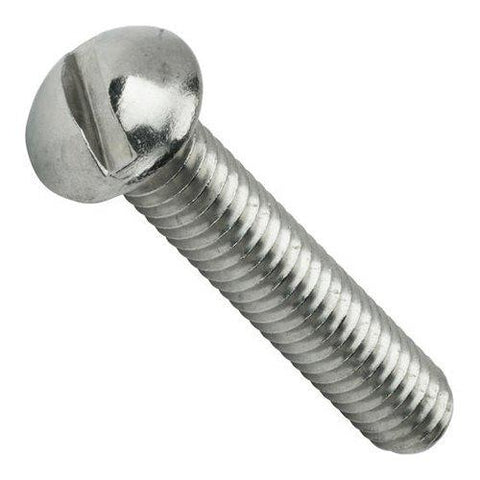 M2.5 202 Stainless Steel Button Head Slotted Screws Pack of 100