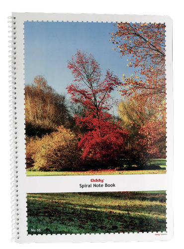 SP3340 1/8 Spiral Paper NoteBook 40 Sheets