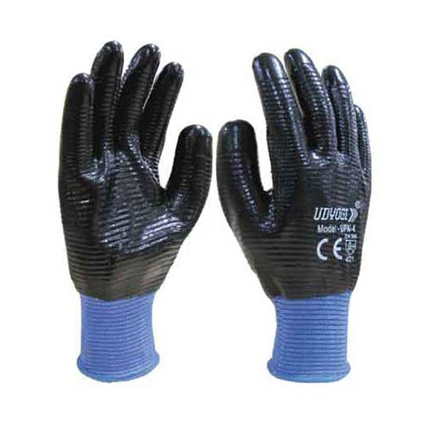 UPN4 Udyogi Nitrile Coated Hand Gloves