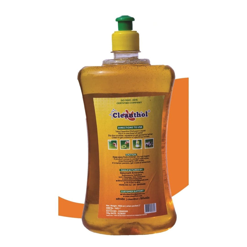 Cleanthol DishWash Pack of 1 (900ml)
