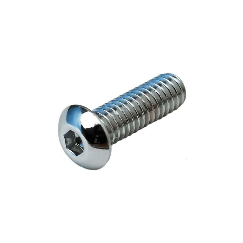 M12 Zinc Plated Button Head Socket Screws Pack of 100