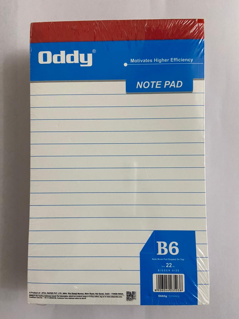 WPB680 Writing Paper Pads 1/12 (22 No)