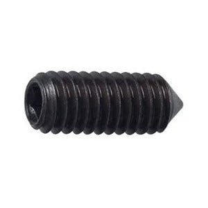 M5 Black Oxide Socket Set Grub Screws Cone Point (TVS) Pack of 100