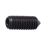 M10 Black Oxide Socket Set Grub Screws Cone Point (TVS) Pack of 100