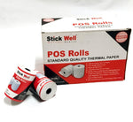 Stick Well Thermal Paper Roll 55x20 Pack of 56