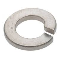Metric Zinc Plated Lock Washer Flat Section