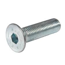 M24 Zinc Plated CSK Socket Head Screws Pack of 10
