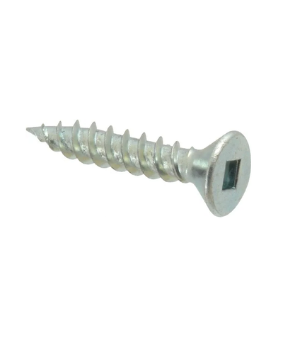 Zinc Plated Drywall Screws With Square Drive Pack of 1000