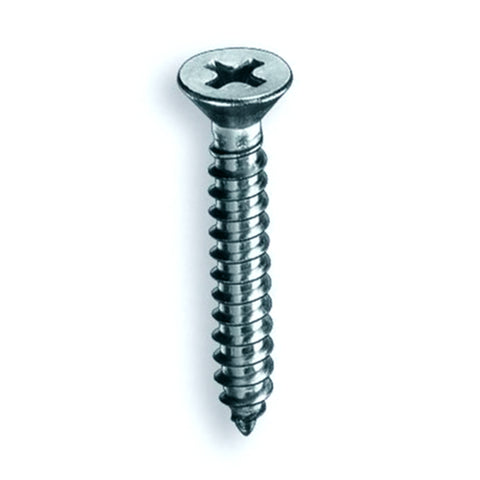 No.4 Zinc Plated CSK Phillips Sheet Metal Screw Pack of 1000