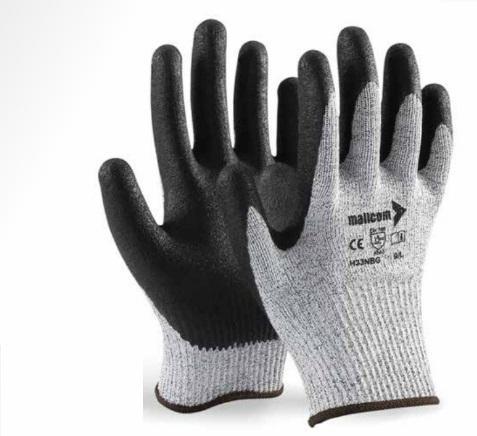 H33NBG Mallcom Cut Resistant Level Hand Gloves