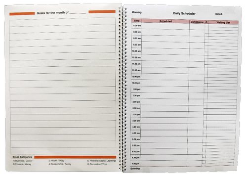 DSPA4 Daily Scheduler Pad A4