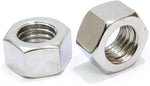 Inch 304 Stainless Steel Hex Nuts (7/16"-3/4") Pack of 10