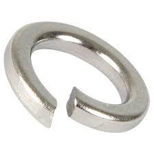 Inch 304 Stainless Steel Flat Section Lock Washers (3/8" - 1-1/2") Pack of 10