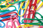 Paper Clips Coloured
