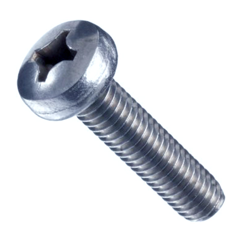 M2 Zinc Plated Pan Head Phillips Screws Pack of 1000