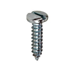 No.10 Zinc Plated Pan Head Slotted Sheet Metal Screw Pack of 1000
