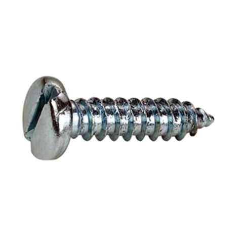 No.7 304 Stainless Steel Pan Head Slotted Self Tapping Screws Pack of 100
