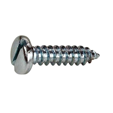 No.10 304 Stainless Steel Pan Head Slotted Self Tapping Screws Pack of 100