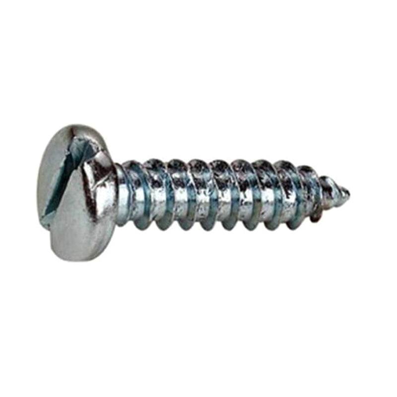 No.12 304 Stainless Steel Pan Head Slotted Self Tapping Screws Pack of 100