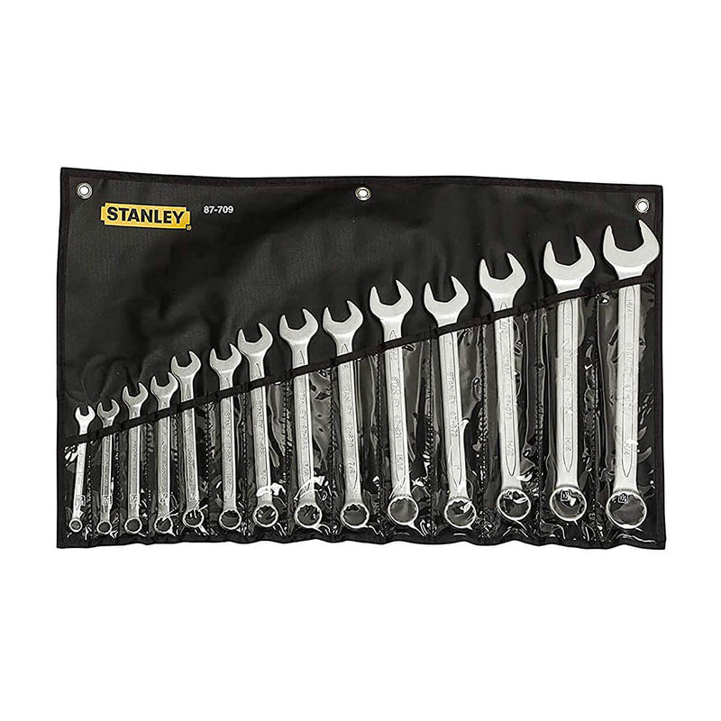 Stanley 1-87-709 Slimline Inches Combination Spanner Set 14 Pcs