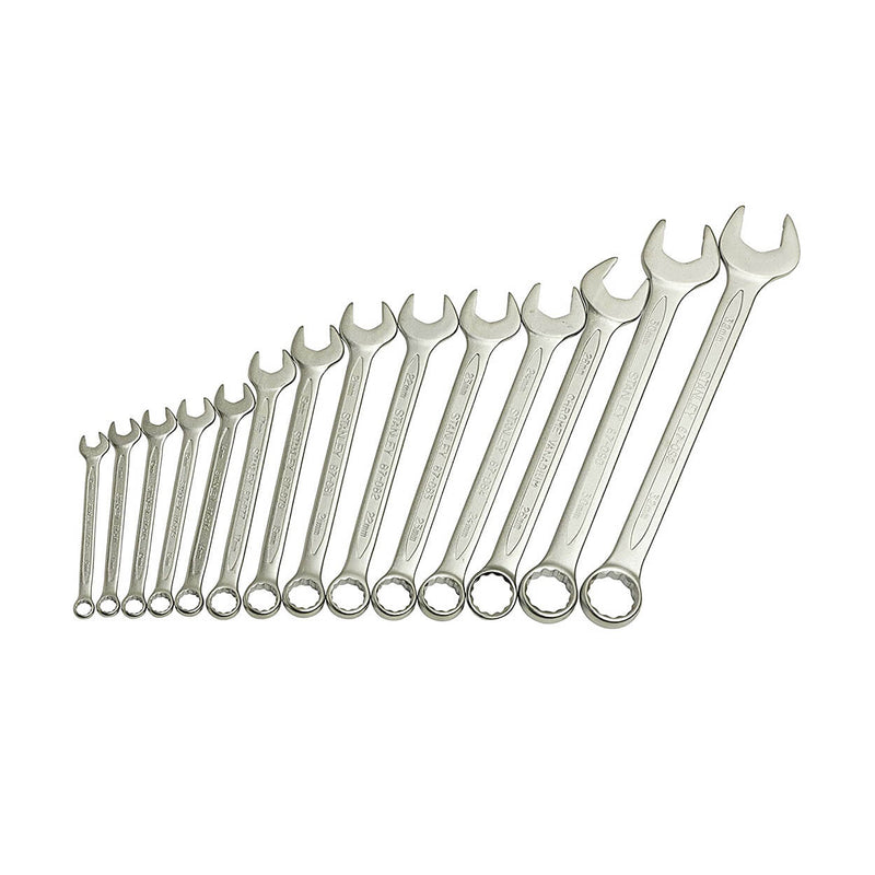 Stanley 1-87-038 Slimline Metric Combination Spanner Set 14 Pcs