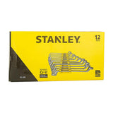 Stanley 70-395E Shallow Offset Ring End Spanners Set 12 Pcs