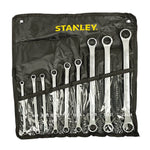 Stanley STMT25147 Shallow Offset Ring End Spanners Set 9Pcs